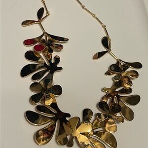Kate Spade Elegant Gold Floral Necklace